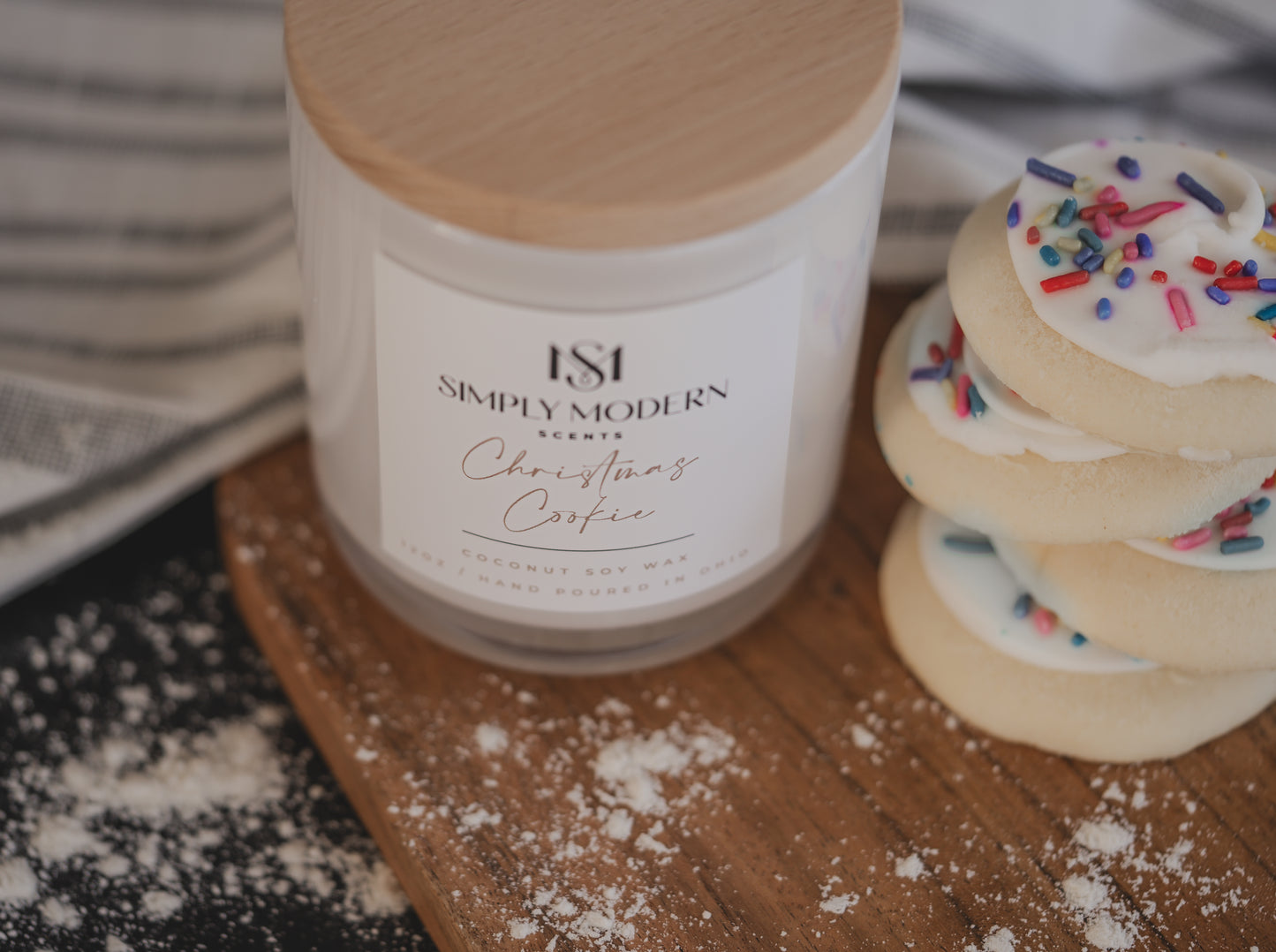 Christmas Cookie | White | Coconut Soy Wax Candle