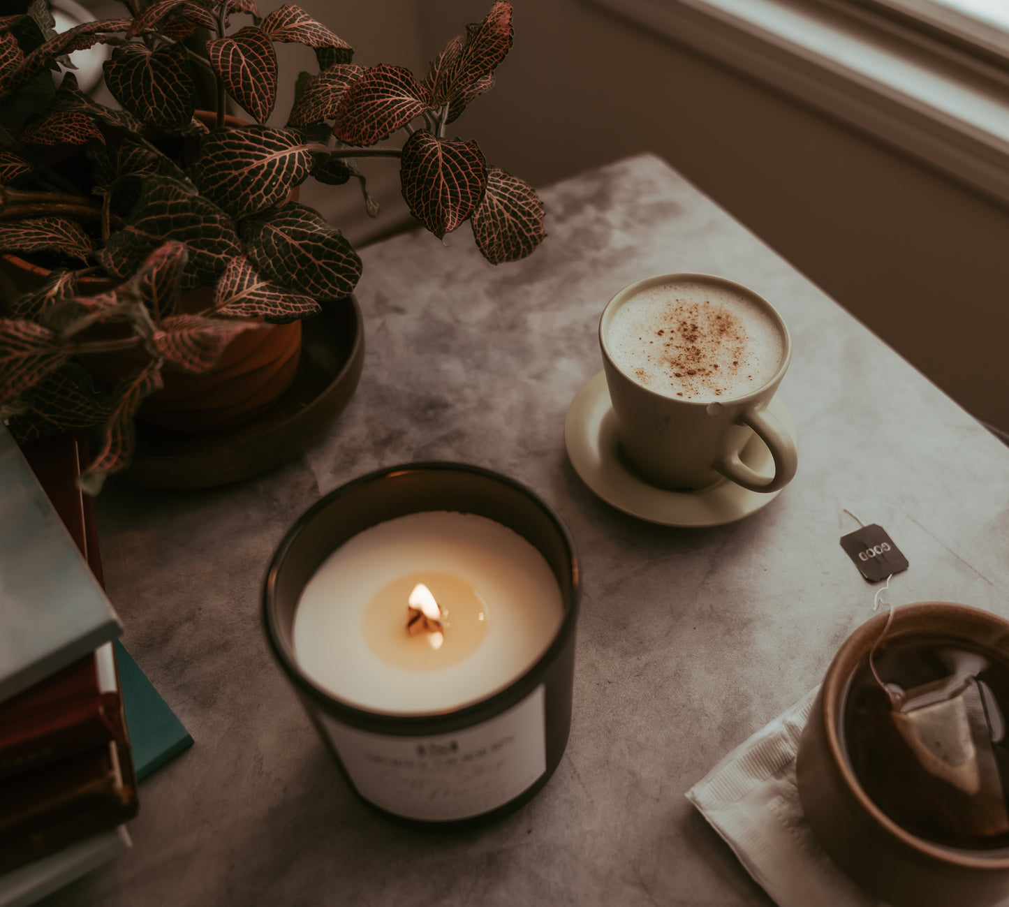 Coffee Shop on Main | Black | Wood-Wick Coconut Soy Wax Candle