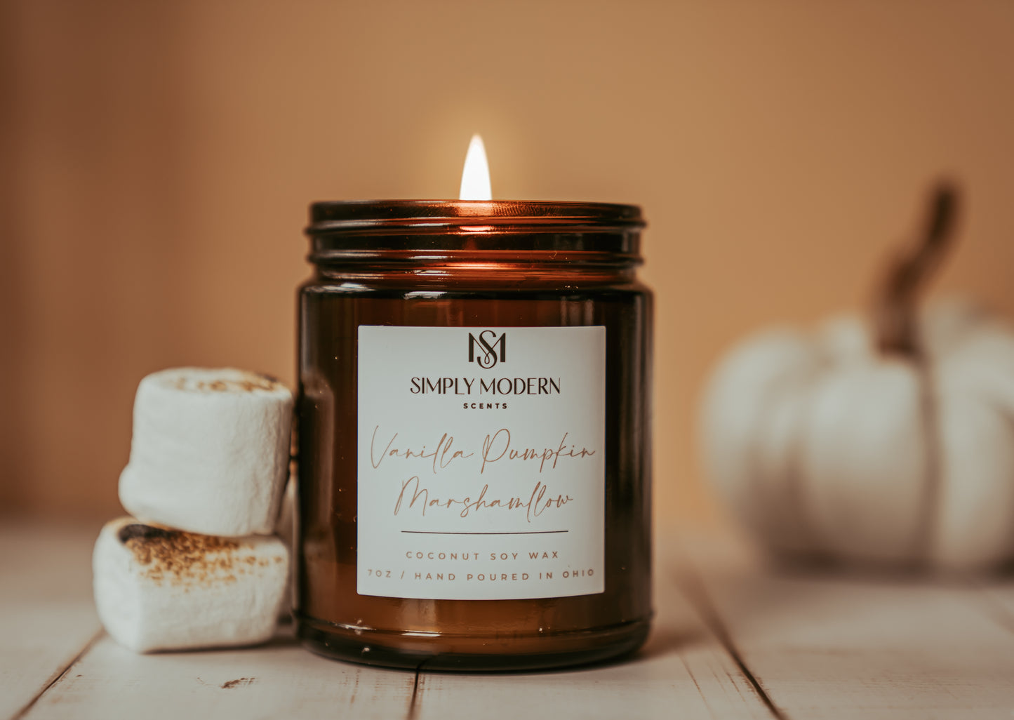 FALL Scents | 7 OZ Cotton Wick Coconut Soy Wax Candle