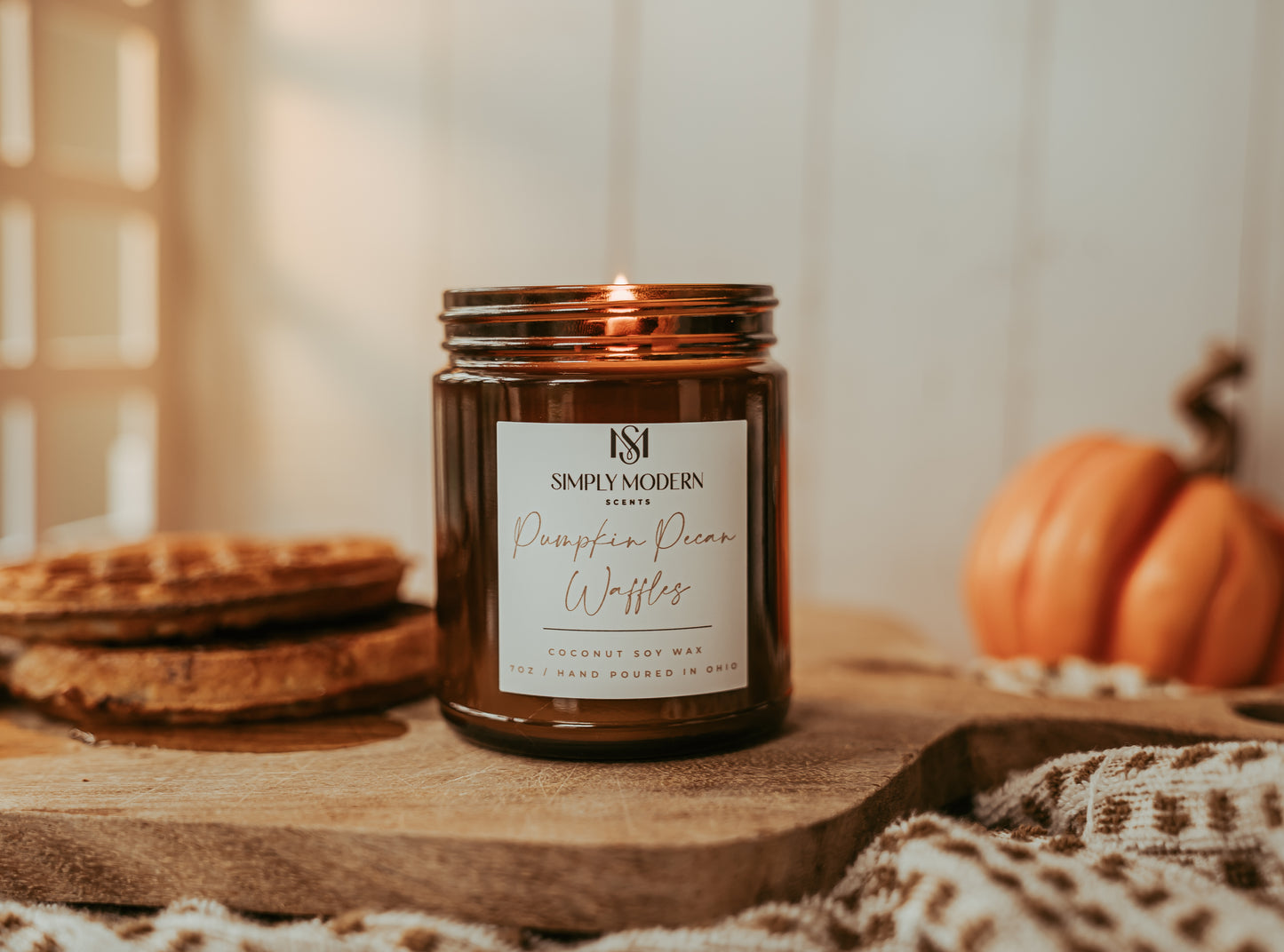 FALL Scents | 7 OZ Cotton Wick Coconut Soy Wax Candle