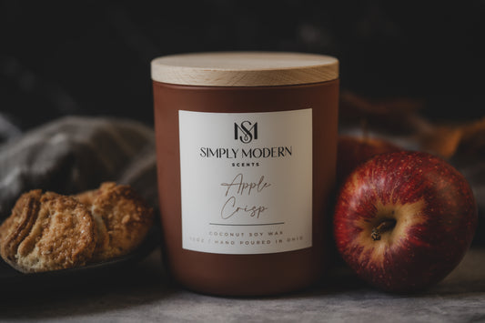 Apple Crisp | Terracotta | Wood-Wick Coconut Soy Wax Candle