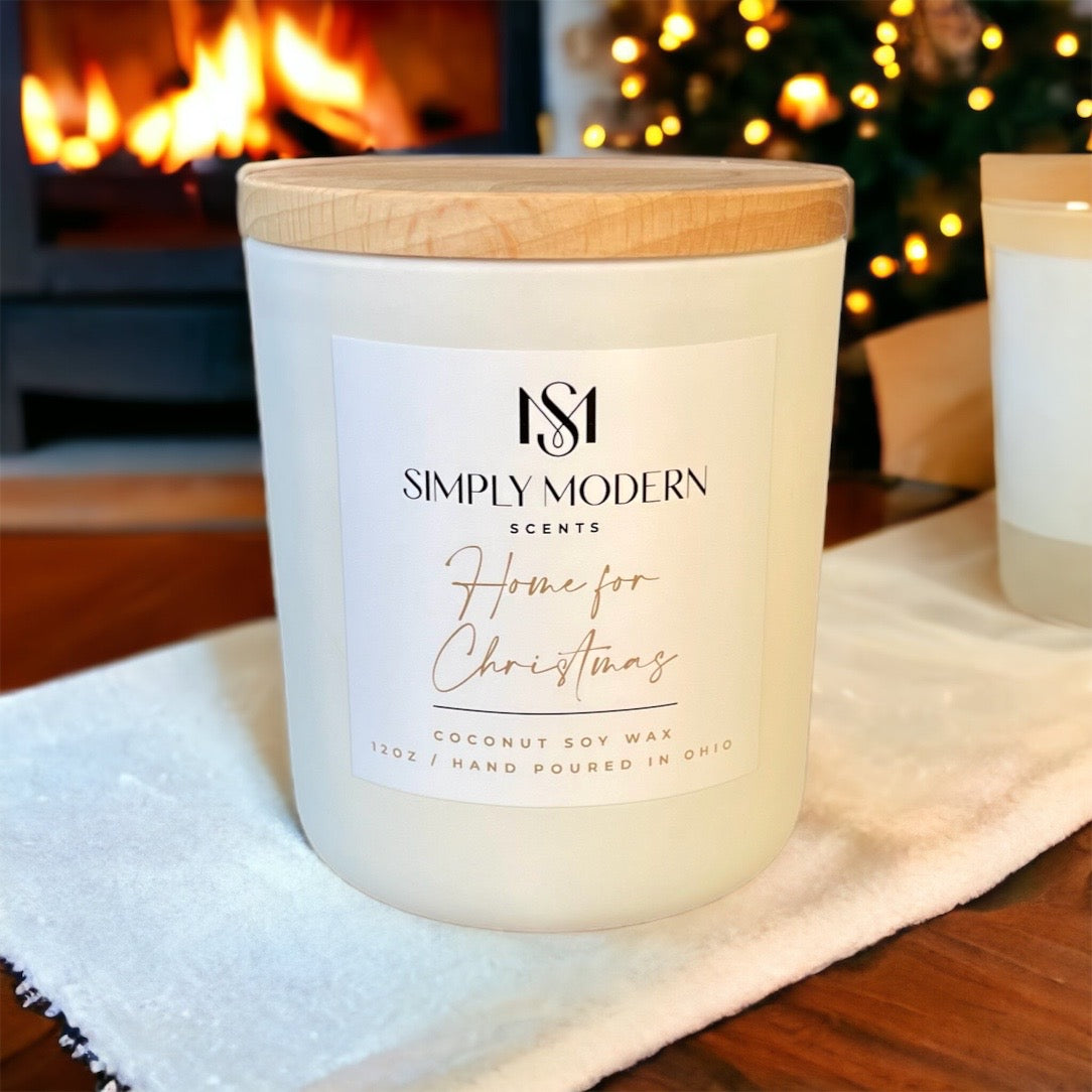 Home for Christmas  Coconut Soy Wax Candle – Simply Modern Scents