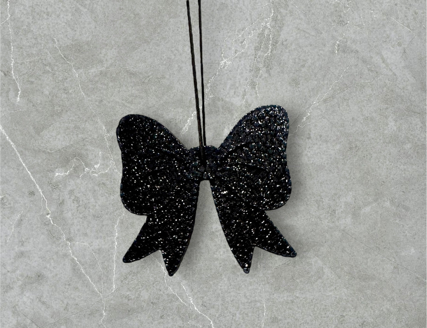 Black Bow Black Urban Cowboy Car Freshie