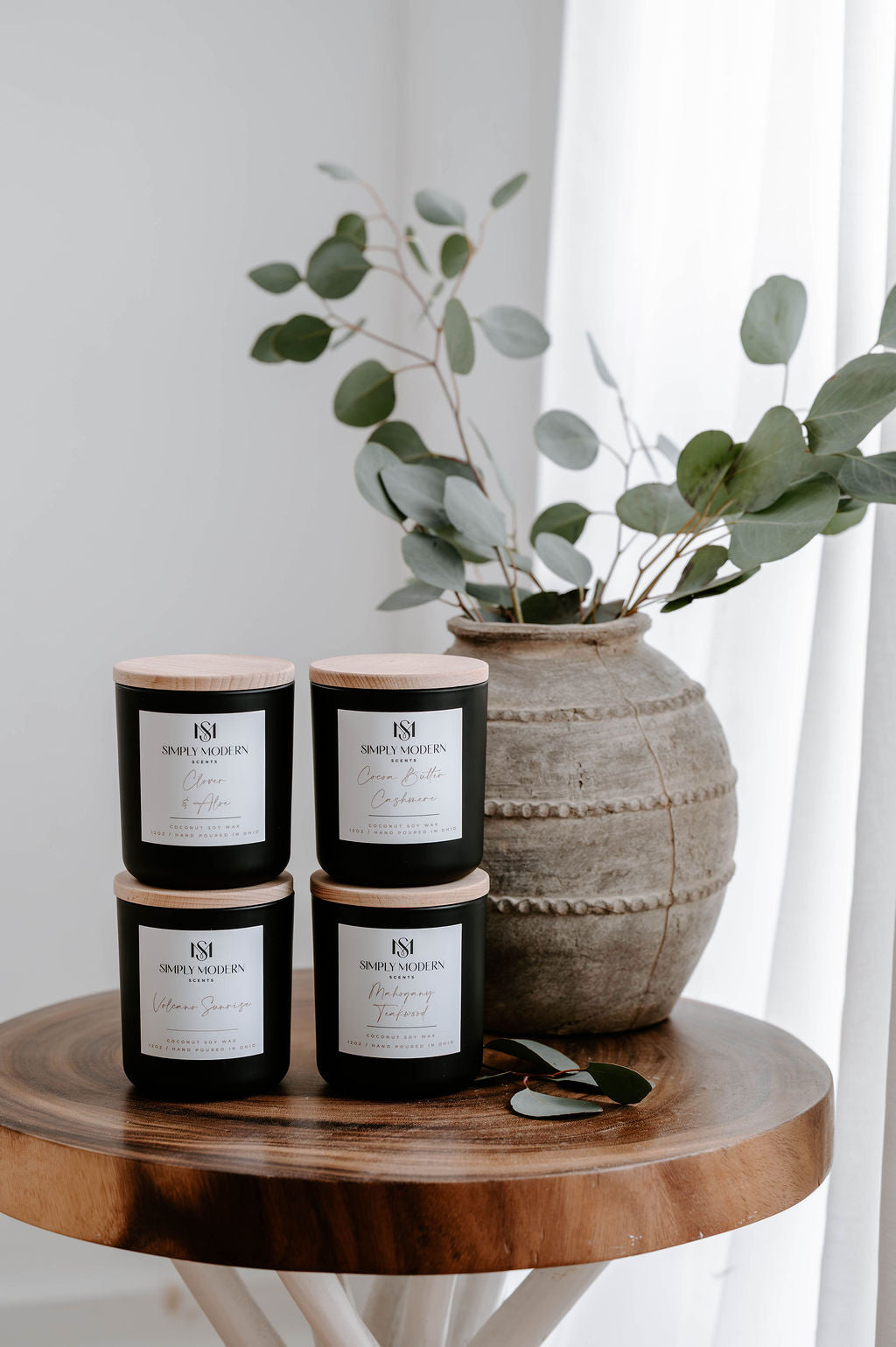 Signature Candle Set | Four 12 oz Wood-Wick Candles