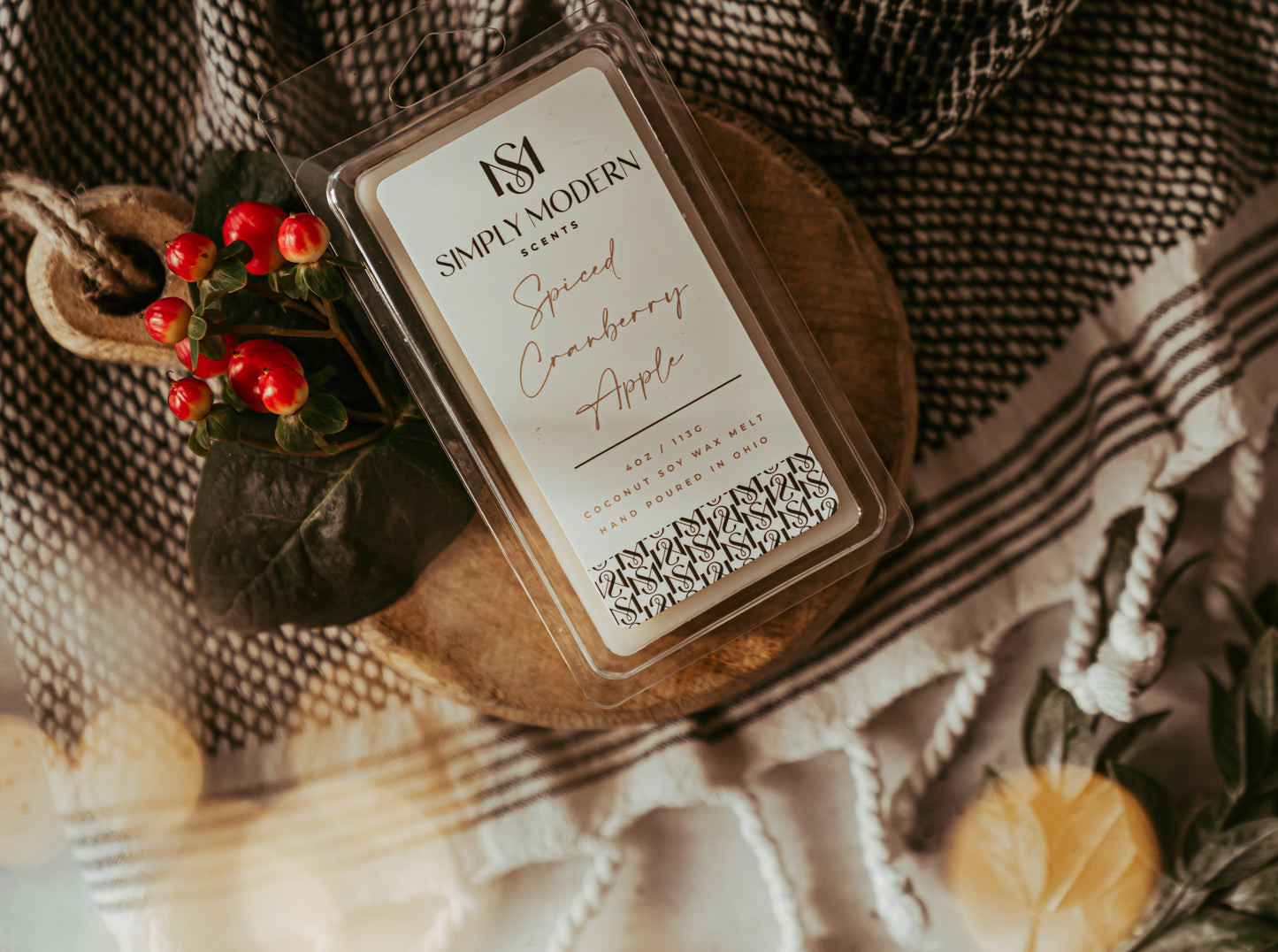 Spiced Cranberry Coconut Soy Wax Melt