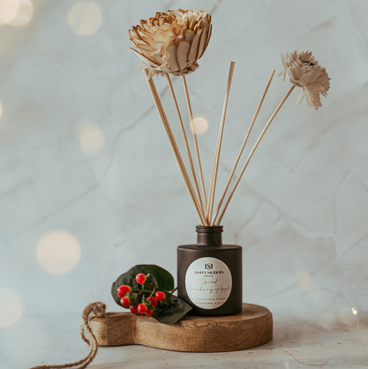 Reed Diffuser | Holiday Scents | Handmade Floral Reeds