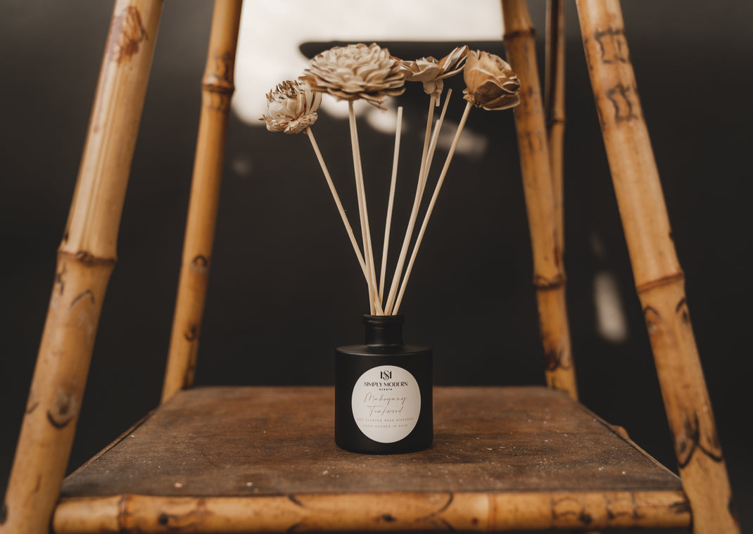 Reed Diffusers with Handmade Floral Reeds | Simply Modern Scents