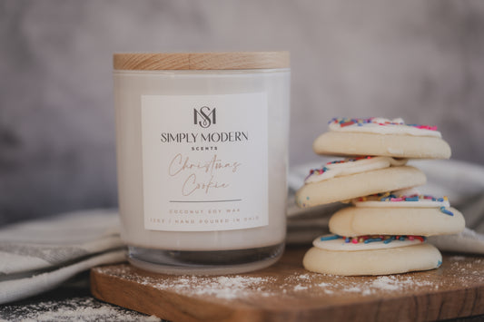 Christmas Cookie | White | Coconut Soy Wax Candle