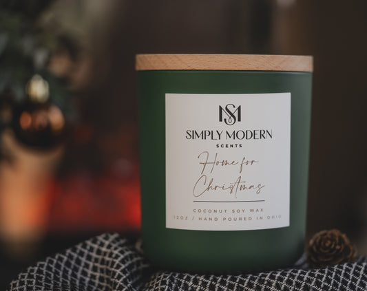 Home for Christmas | Green | Coconut Soy Wax Candle