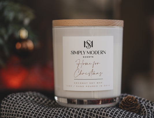 Home for Christmas | White | Coconut Soy Wax Candle