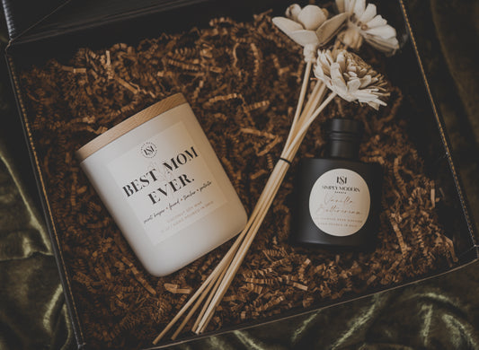 Mother's Day Bundle | Coconut Soy Wax Candle & Floral Reed Diffuser