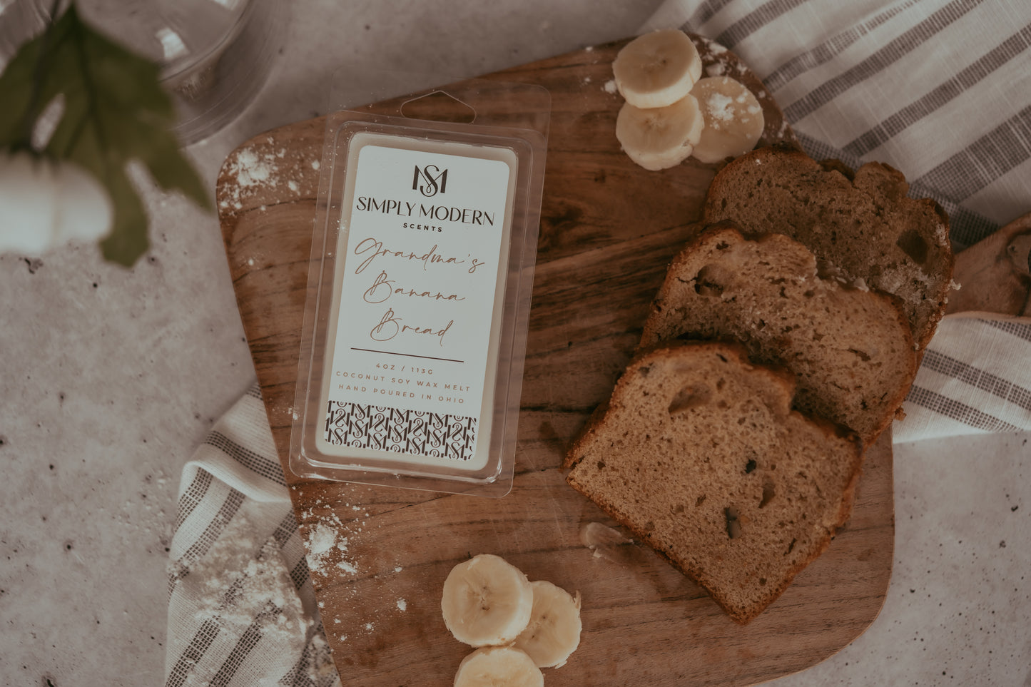 Grandma's Banana Bread Coconut Soy Wax Melt