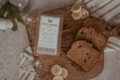 Grandma's Banana Bread Coconut Soy Wax Melt