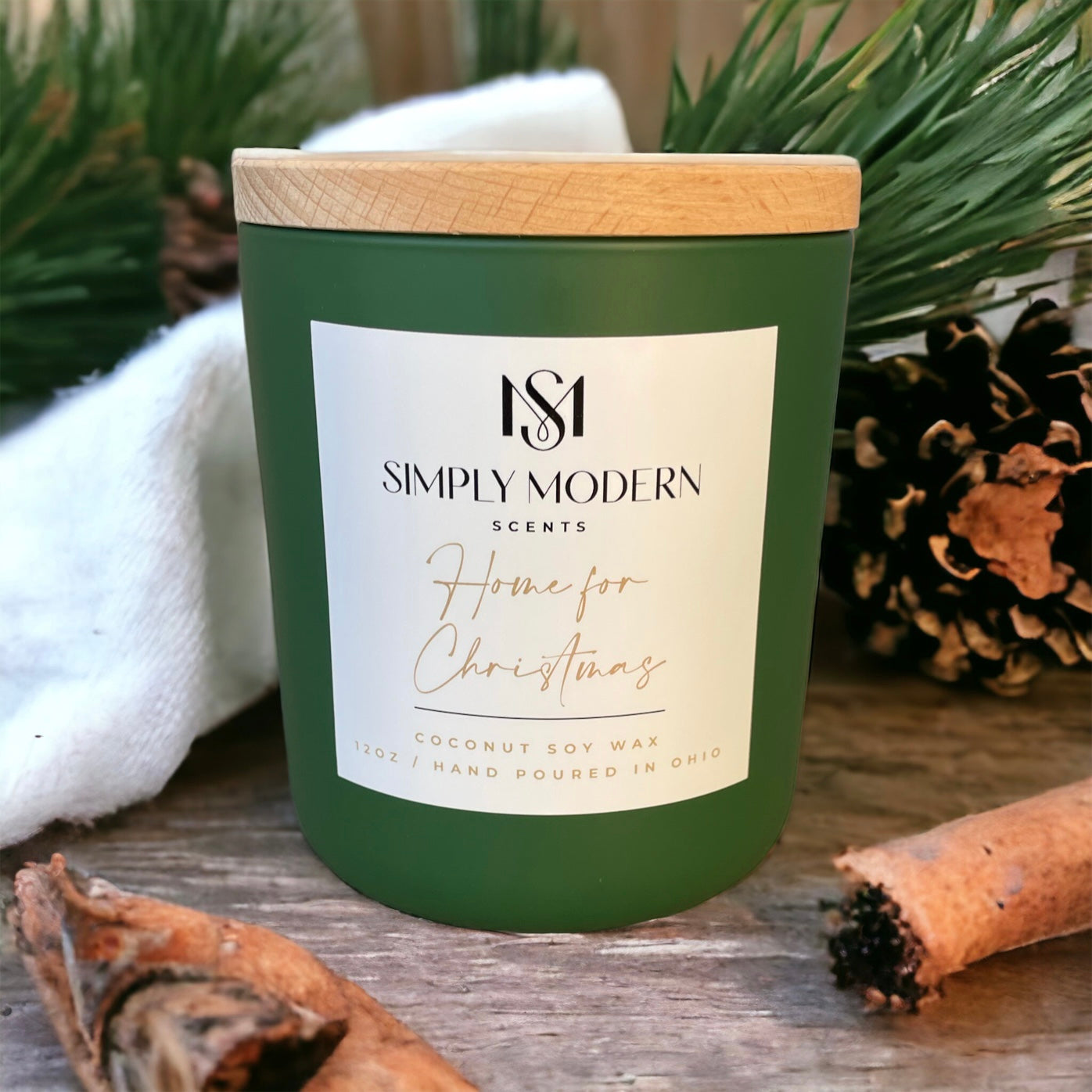 Home for Christmas  Coconut Soy Wax Candle – Simply Modern Scents