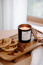 Pumpkin Pecan Waffles | Black | Coconut Soy Wax Candle