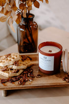 Pumpkin Pecan Waffles | Terracotta | Wood-Wick Coconut Soy Wax Candle