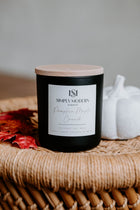 Pumpkin Maple Crunch | Black | Wood-Wick Coconut Soy Wax Candle