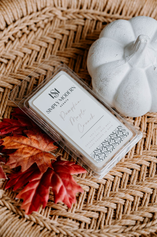 Pumpkin Maple Crunch Coconut Soy Wax Melt