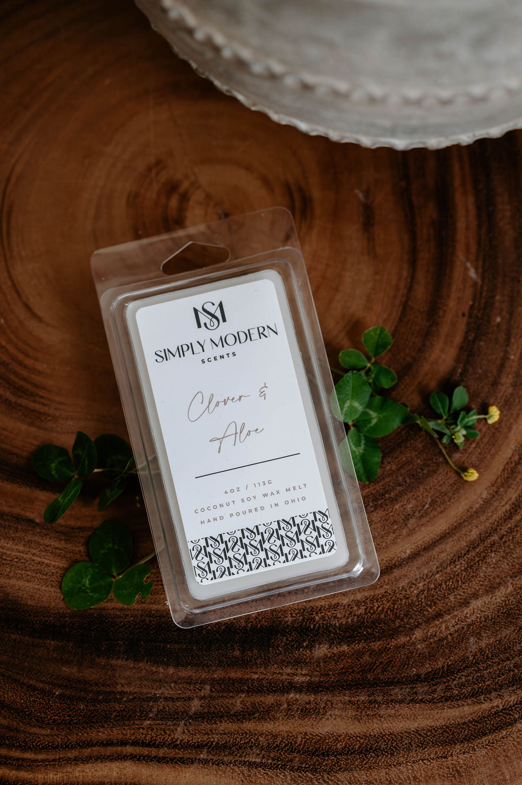 Clover & Aloe | Coconut Soy Wax Melt – Simply Modern Scents