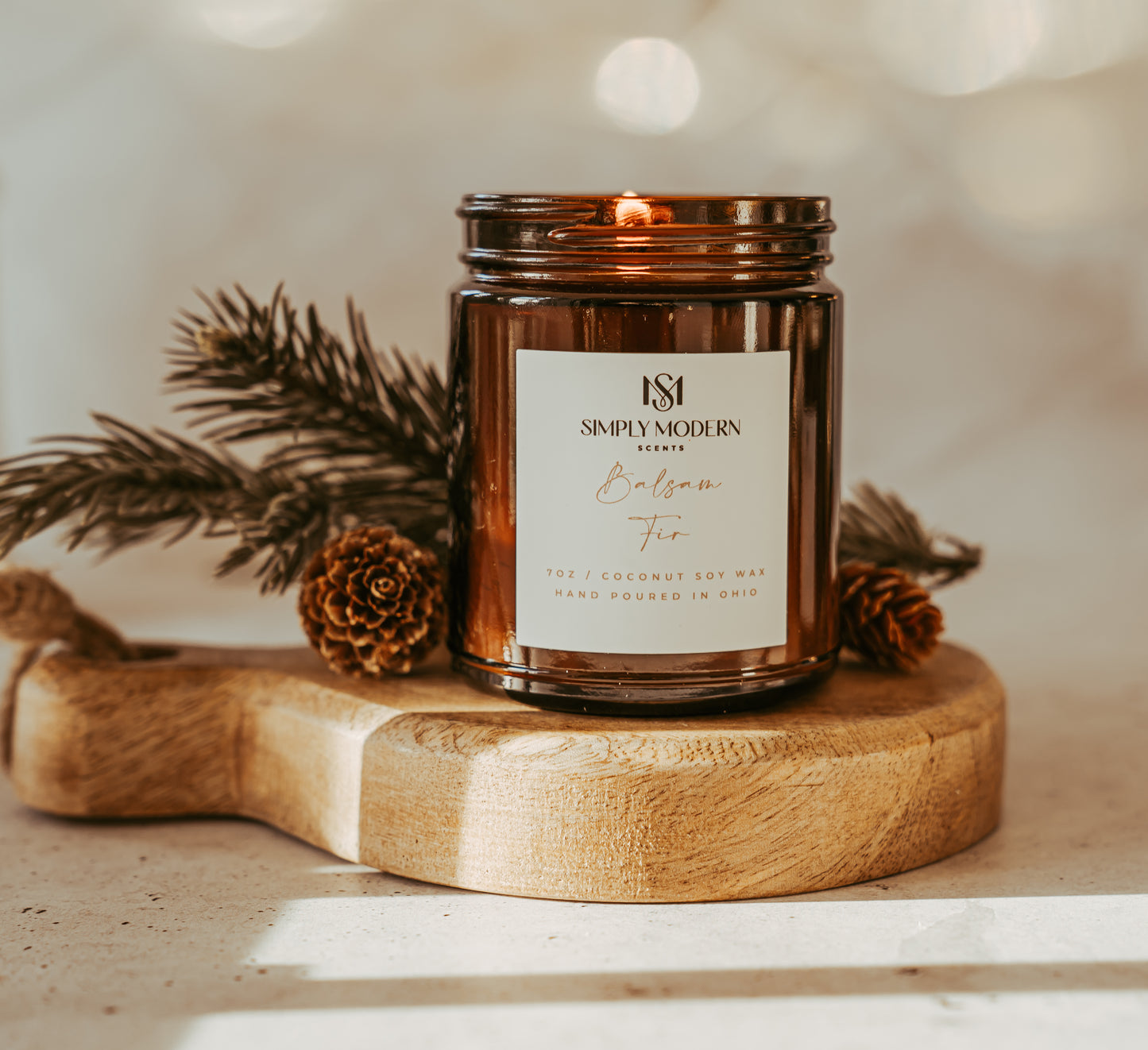 HOLIDAY Scents | 7 OZ Cotton Wick Coconut Soy Wax Candle