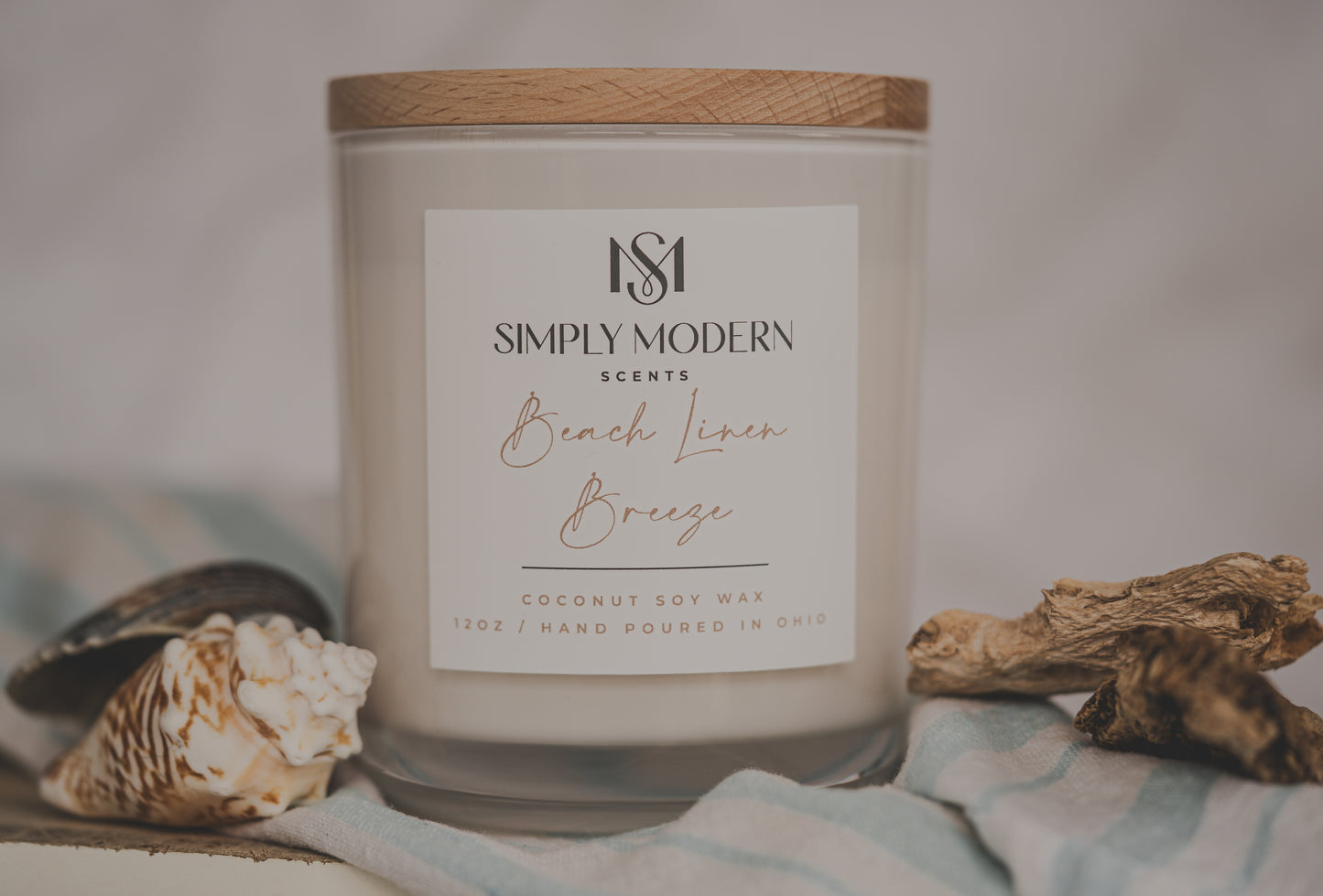 Beach Linen Breeze | Coconut Soy Wax Candle