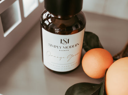 Orange Grove Foaming Hand Soap | Amber Glass Bottle