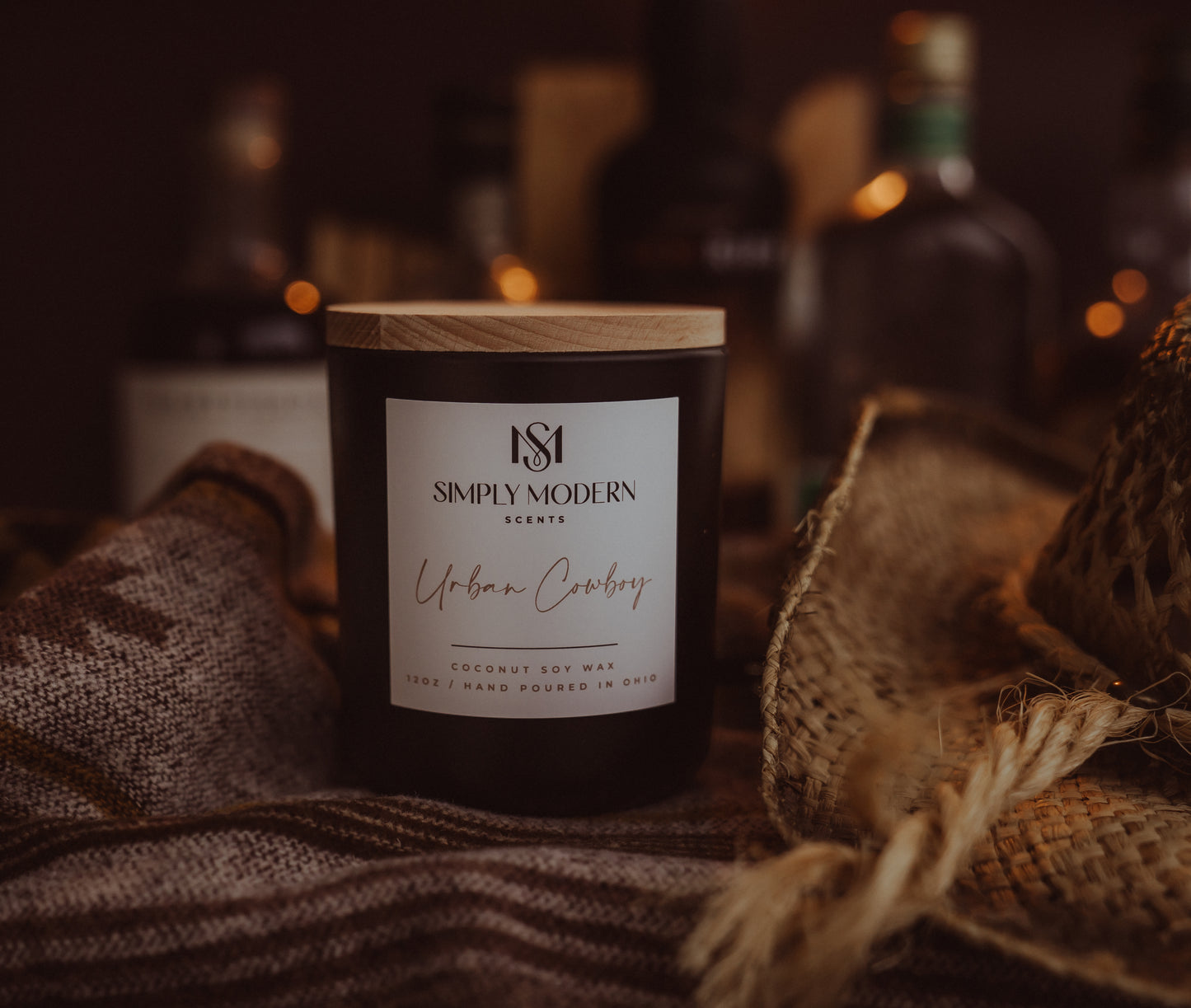 Urban Cowboy | Black | Coconut Soy Wax Candle